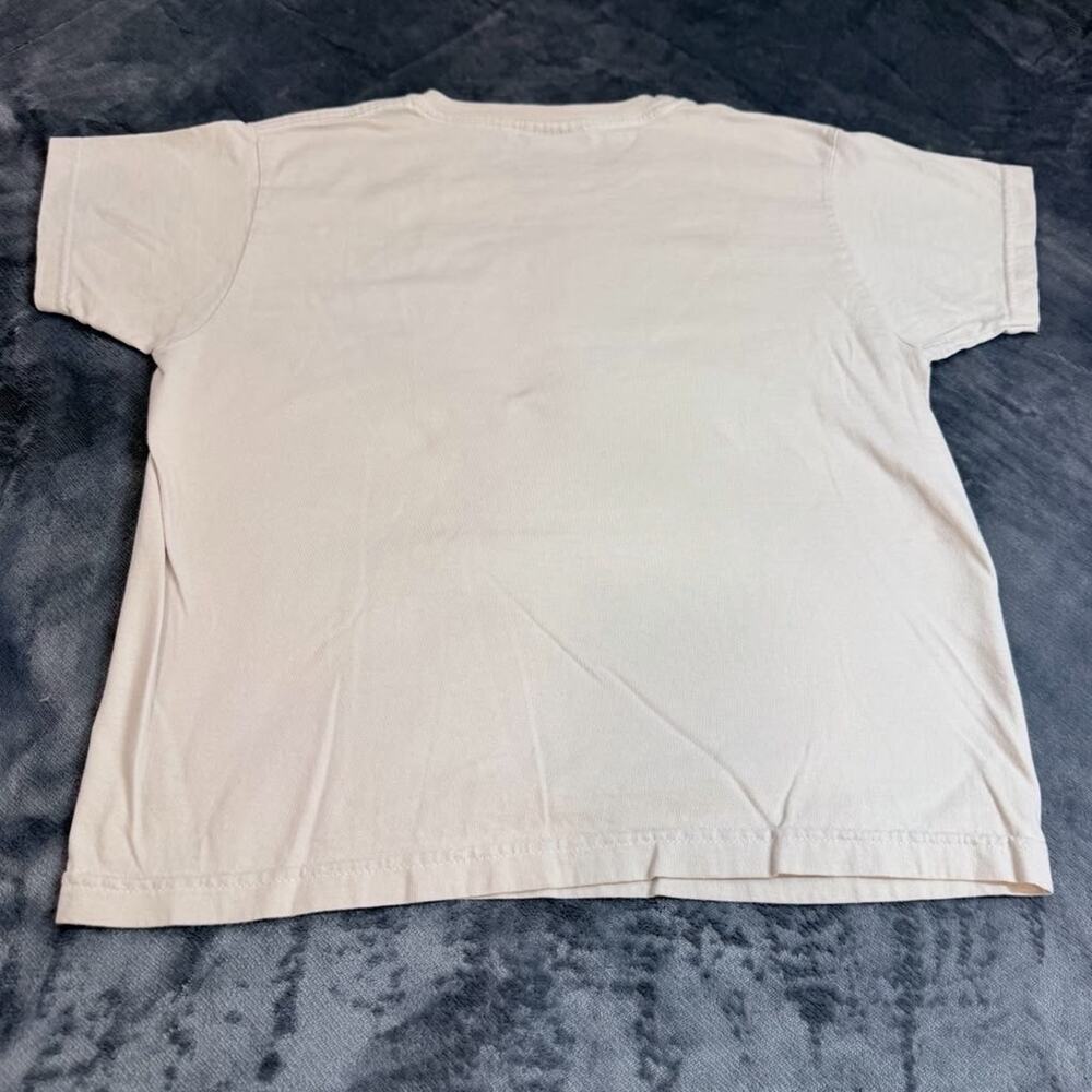 Vtg Ran Tees Women's Palm Beach FL T-Shirt Sz L Peach Made in USA Used Retro - Picture 3 of 10